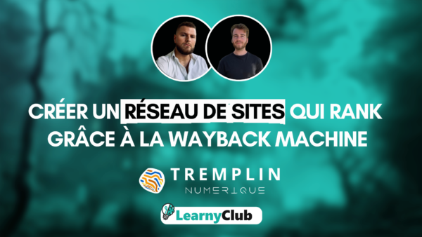 COACHING : Créer un réseau de sites qui RANK grâce à la Wayback Machine