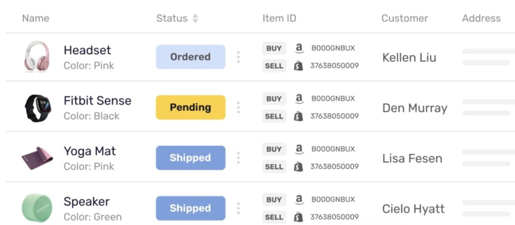 Gestion des commandes sur AutoDS